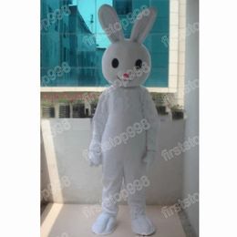 Halloween white rabbit Mascot Costume Simulation Cartoon Carnival Festival Fancy dress Adult Unisex Christmas Birthday Party Fancy Outfit