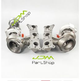 Billet 6 + 6 17 طن الشاحن Turbo Turbo TD04L 07031 + 07051 ل BMW E90 E92 E93 135i 335i N54 700HP Turbo هذه هي العلامة التجارية الجديدة N