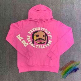 Heavy Fabric Pink CPFM.XYZ FOR FROST Hoodie 3D foam printing CPFM.XYZ Pullovers Hooded Sweatshirts T220802