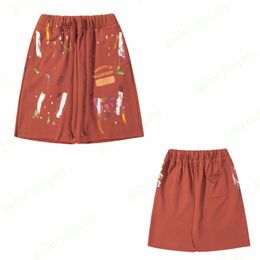 2022 Mesh Shorts Short Men Designer Gym Bronzing Letter Print Swim Galleryes Vintage Washed Distressed Swimming Inaka Alphabet Colour 17 Lulusup