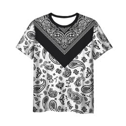 New 3D Print Causal Clothing Bandana Pattern Fashion Men Women T-shirt Plus Size Size S-7XL 009