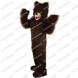 Halloween Brown Plush Bear Mascot Costumes Top quality Cartoon Character Outfits Adults Size Christmas Carnival Birthday Party Outdoor Outfit