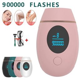 900000 Flashes IPL Laser Epilator Hair Removal Machine Pulsed Light Electric Epilator Permanent Painless Epilator 220323