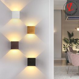 Wall Lamp Cube COB LED Indoor Lighting Modern Home Decoration Sconce Aluminium 6W 85-265V For Bath Corridor ZBD0017Wall