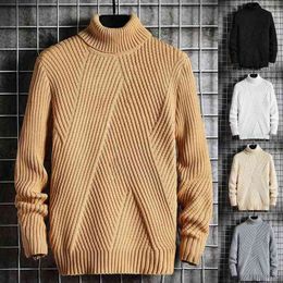 Warm Sweater Fashion Long Sleeve Male Sweater Acrylic Fibre Men Top L220730