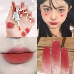 Lip Gloss 1pcs Mirror Water Waterproof Double-headed Tint Long-lasting Lips Portable Lipstick Korean Makeup CosmeticsLipLip