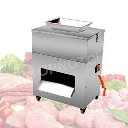 Commercial 200-300Kg/H Efficient Poultry Dicing Machine Automatic Electric Cutting Chicken Sliced Fish Machine