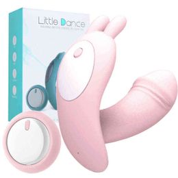 Nxy Eggs Charging Wireless Remote Control Wearing Butterfly Vibrating Egg Female Invisible Dildo Vibrator G spot Orgasm Adult Sex Toy 18+ 220421