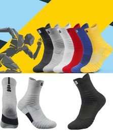Kids Outdoor Sports Socks Middle Cycling Socks Bike Footwear For Running Basketball Sock