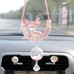 Interior Decorations Car Pendant Deer Decoration Home Decor Wall Hanging Adornment GiftsInterior