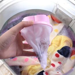 Pcs Floating Hair Filtering Mesh Removal Lint Catcher Prevent Washing Machine Clogging For Fluffy Pet Owner P7Ding Laundry Bags