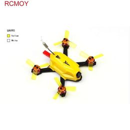 RCMOY Brushless FPV RC Racing Drone Mini Four-alxe Brushless Quadcopter FRSKY / FASST Receiver LJ201210