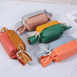 Light luxury tissue box ins home Storage Bags living room leather paper box Personalised car