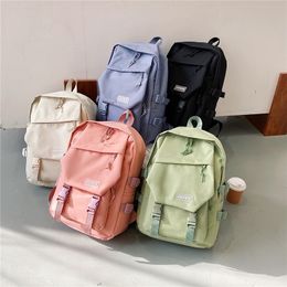 Luxury Designer Bag Fashion Cartoon Backpacks Korean New Backpack Riman Digital Color Printing Bags Large Capacity Schoolbag Female Bag Canvas Schoolbags