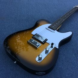 Factory store skyMetallicCustom Shop chrome-plated Hardware Electric Guitar Guitarra