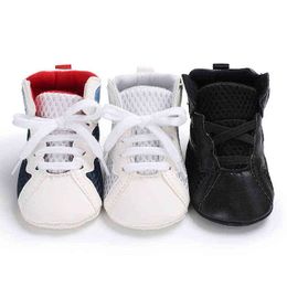 Baby Shoes Girls First Walkers Crib Sneakers born Leather Basketball Infant Sports Kids Fashion Boots Children Slippers Toddler Lace up
