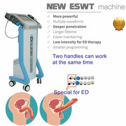 vertical double handle Electronic Shock wave massage Therapy for full body massager ED Acousitc physiotherapy to treat erectile dysfuntion