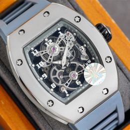 mens watches automatic watch 50*40mm dial black Colour 316L fine steel case sapphire mechanical movement man watches rm17-01