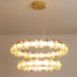 Chandeliers Kitchen Home Appliance Pendants Lamp Ring Led Lights For Room Dining Tables Ceiling Living Decoration Chandelier