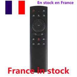 france in stock 10pcs lot G20S 2.4G Wireless Air keyboard Mouse combos Gyro Voice Sensing Universal Mini Keyboard For PC Android TV Box