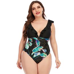 womens sexy fashion swimsuit swimwear swim beachwear Siamese black and blue Multi-color print one-piece plus size no Bra underwire support summer swimsuits bikinis