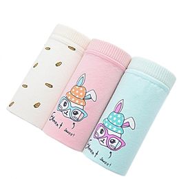 3pcs/lot Leak Proof Menstrual Period Pantie Leakproof Cotton Physiological Underwear Ladies Cartoon Print Briefs Girl 220422