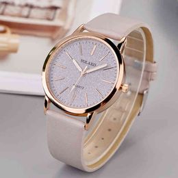 Luxury Brand Leather Quartz Women's Ladies Fashion Women Wrist Clock relogio feminino hours reloj mujer saati Y220707