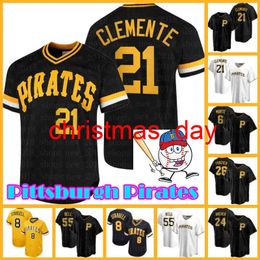 Jerseys Jerseys 21 Roberto Clemente 26 Adam Frazier Colin Moran Bryan Reynolds Mitch Keller Ke'Bryan Hayes Josh Bell