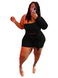 Women's Plus Size Pants ZZ Jumpsuit Women Clothing One Shoulder Drawstring Backless Body-shaping Romper Overalls Wholesale DropWomen's
