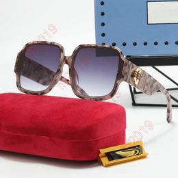 2022 Square Sunglasses With Web Vintage Oversized Square Sun glasses Women Brand Designer Luxury Retro Black Frame Double G SunGlasses With Interlocking G 008