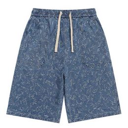 Mens Designer Shorts Knee-length Pants Loose Print Pant Drawstring Shorts Sports Outdoor Wear Summer 2022 Plus size