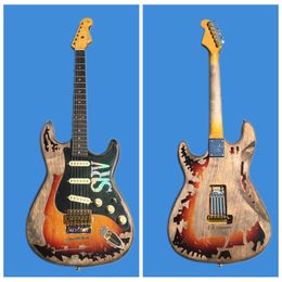 popular in 2022 vintage electric guitar 21 fret made in china alder wood body made in china