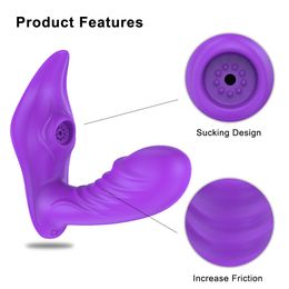 Wireless Remote Control G Spot Clit Sucker Clitoris Stimulator Couple Dildo Vibrator Female sexy Toys for Women Adults 18