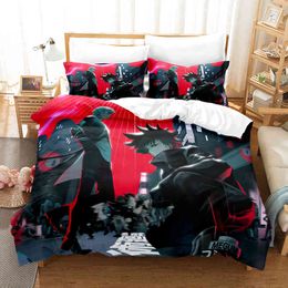 baby twins Australia - Jujutsu Kaisen Kids Bedding Sets Japan Anime 3d Printed Duvet Cover Single Double Queen King Size Boys Teens Bedclothes