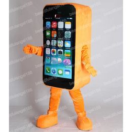 Halloween Cell Phone Mascot Costume High Quality Cartoon Anime theme character Adult Size Christmas Carnival fancy dress