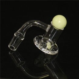 Hookahs Quartz Blender Spin Bangers Quartz Terp Slurper Banger 14mm male joint dab straw glass bowls