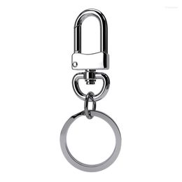 Keychains 3 PCS Multi-function Large Spring Hook Key Ring Handbag Purse Shoulder Strap Belt Clasp Clip Keychain Chain Accessory Q28 Miri22