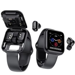 smart x5 UK - Newest 2 in 1 Smart watch with Earbuds Wireless TWS Earphone X5 Headphone Heart Rate Monitor Full Touch Screen Music Fitness Smart323H