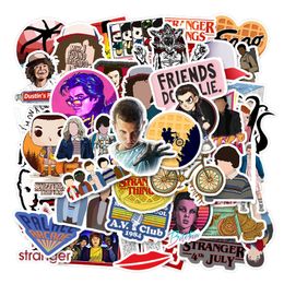 Stranger Things Stickers Pack 50PCS For Car Motorcycle Notebook Computer DIY Guitar Refrigerator Classic TV Show Thriller Waterproof Sticker Decal