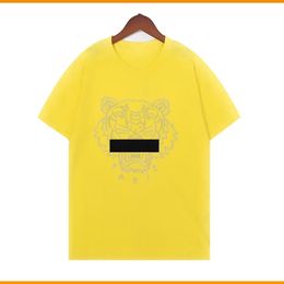 Men's T-Shirts Designer kenzo tshirt Embroidery Tiger Head Tees Mens T-shirts Women Letters Cotton T-shirt Loose Hip Hop Street Luxury Classic Asian Size S-2XL 6NKX