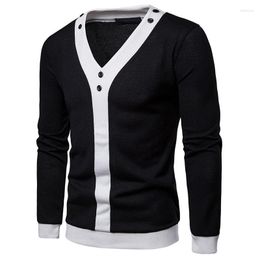 Men's Sweaters Sweatres 2022 Brand Men Fashion Knitted Cardigan Button Pockets Slim Long Sleeve Casual Stylish SweatersMen's