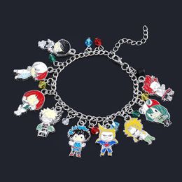 Bangle Top Anime Boku No Hero Academia Bracelets Bakugou Katsuki Todoroki So Midoriya Izuku Figure Bangles Jewelry Cosplay GiftBangle