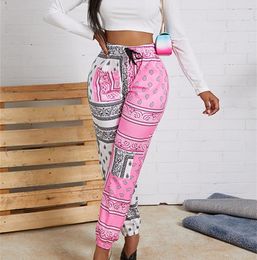 New Fashion 3D Printed Bandana Pattern Jogger Sweatpants Women Men Full Length Hip-hop Trousers Pants