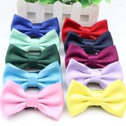 Bow Ties Good Quality Bowtie For Children Banquet Wedding Party Kids Adjustable Tie Butterfly Knot Black Red White Child Bowties Fier22