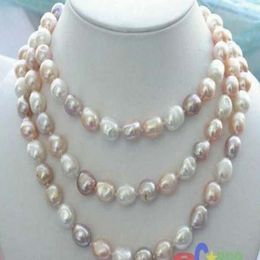 Natural 7-8mm Multicolor Freshwater Baroque Pearl Necklace