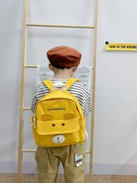 Boys Letter Embroidery Cartoon Design Backpack SHE