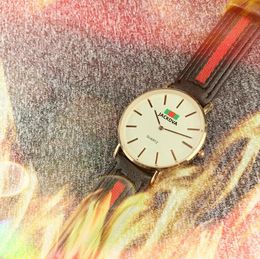High quality mens womens lovers watch 41mm quartz movement pilot chronometre nylon leather belt waterproof wristwatch clock table Orologio di Lusso gifts