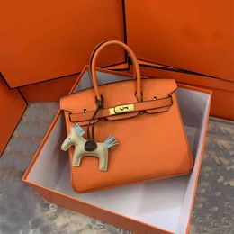 Top Bag Platinum Handbags Quaty Designer 25 30 35cm Women Tote Shoulder Bags Togo Grain Genuine Leather Handbags Purse Stamped Lock