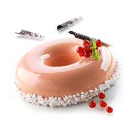 Silicone Cake Mould Wool Ball Shaped Mousse Dessert Baking Tray Heart Donuts Chocolate Decorating Tool 220601
