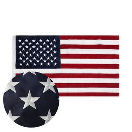 3X5ft High Quality American Oxford Cloth Embroidered Flag